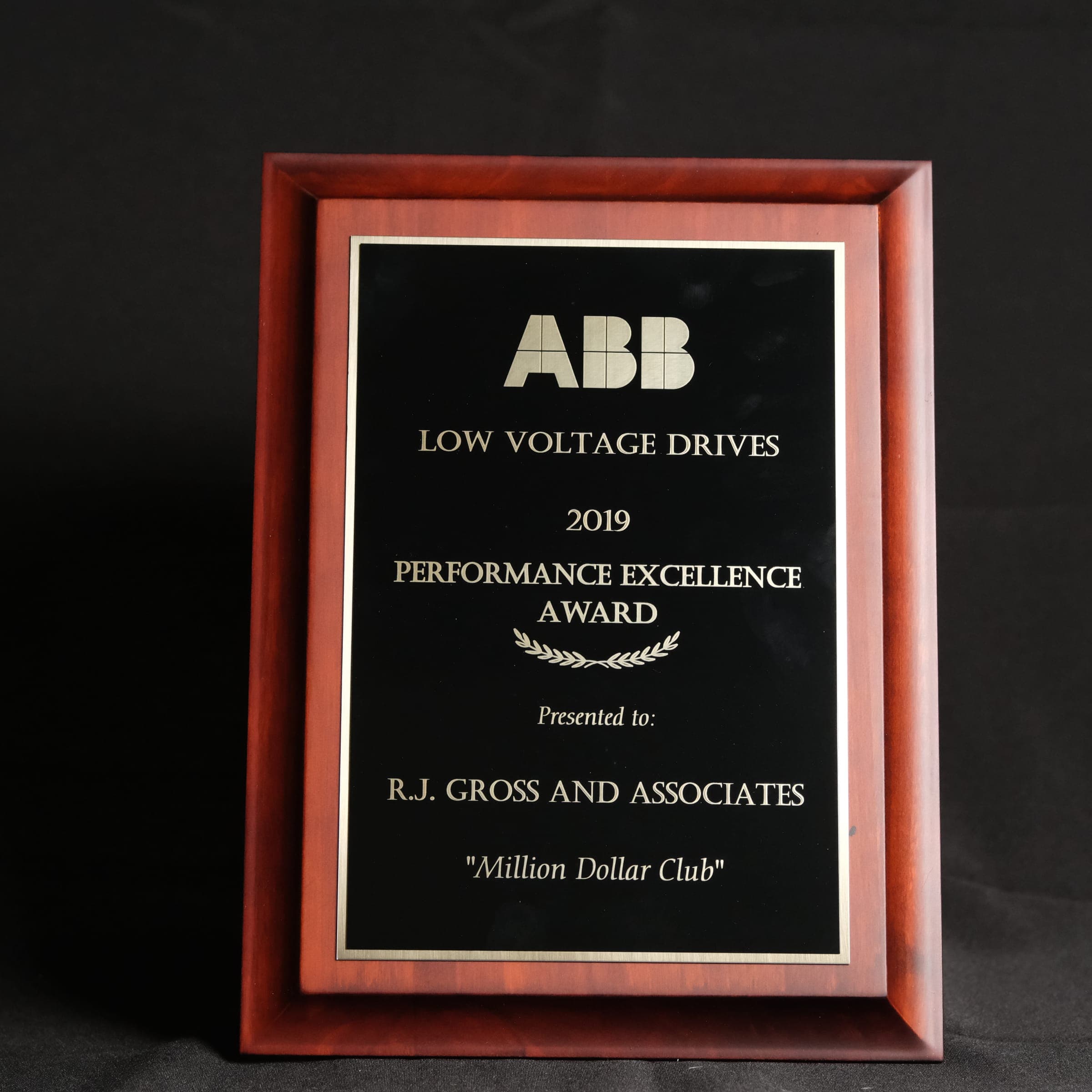ABB Performance Excellence Award (2019)