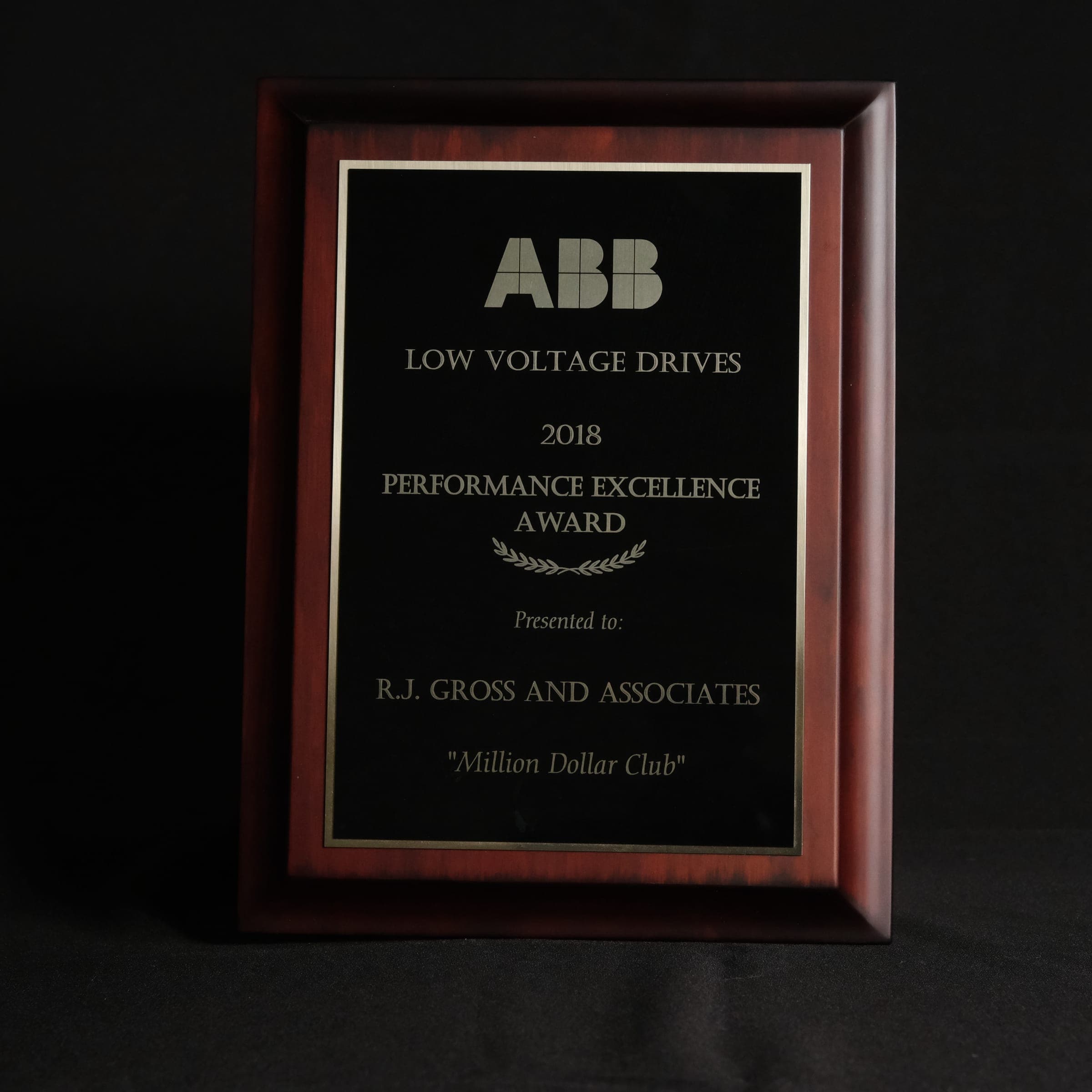 ABB Performance Excellence Award (2018)