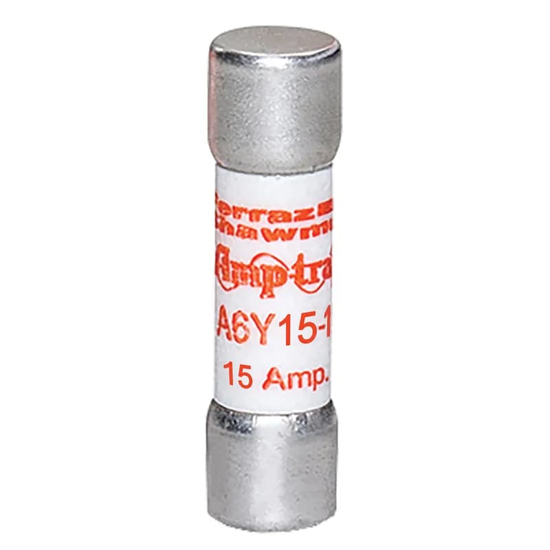 Fuse A6Y 600VAC 500VDC 15A Type 1 Ferrule Amp-Trap®