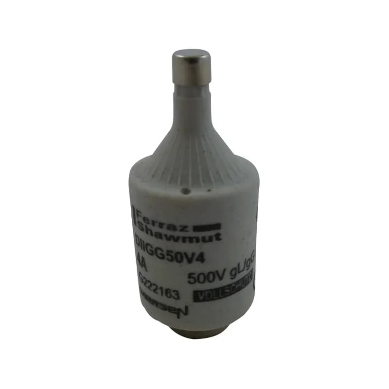 DIN D Fuse-link gG Size DII 500VAC 500VDC 4A Color code Brown