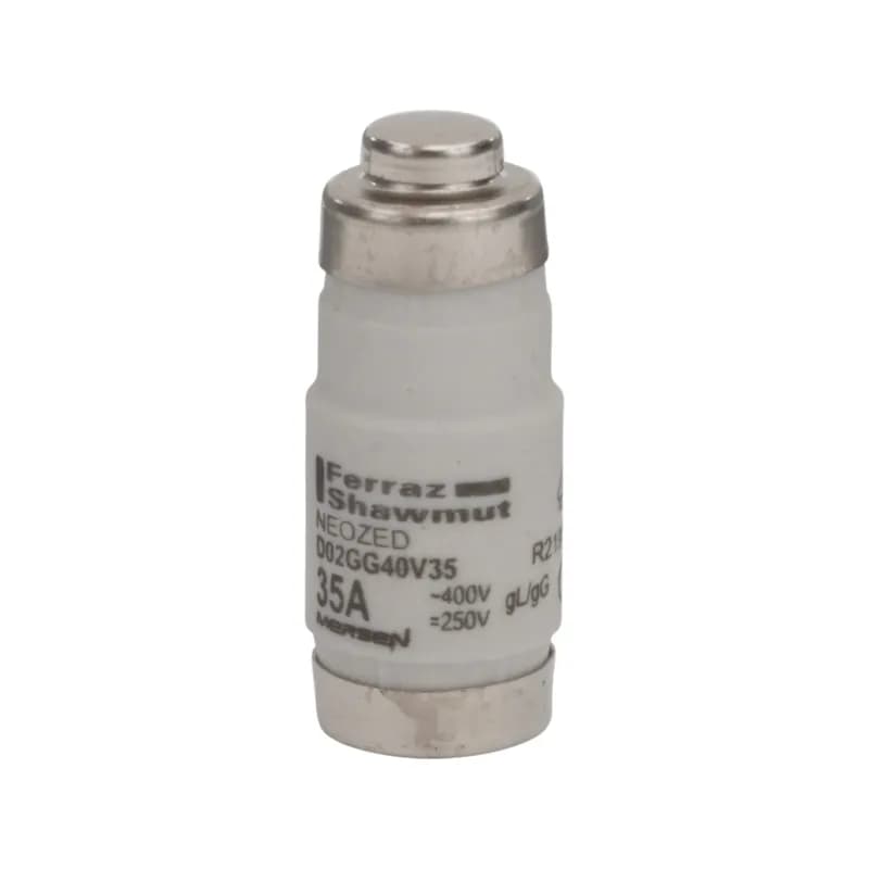 DIN D0 Fuse-link Neozed gG Size D02 400VAC 250VDC 35A Color code Black Packaging quantity 50