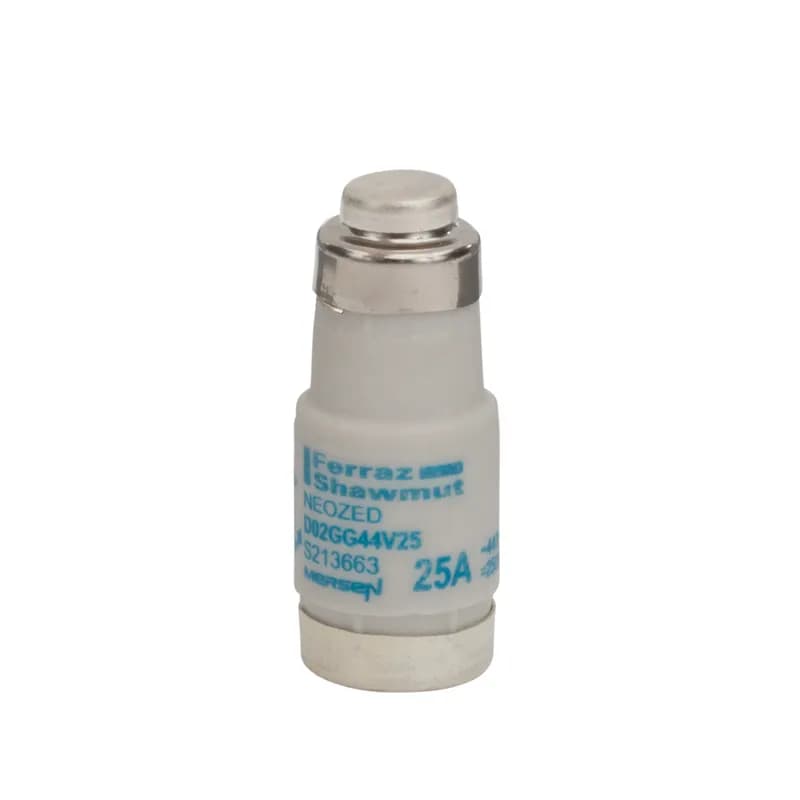 DIN D0 Fuse-link Neozed gG Size D02 440VAC 250VDC 25A Color code Yellow Packaging quantity 50