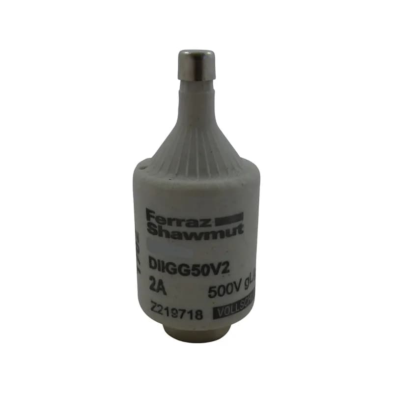 DIN D Fuse-link gG Size DII 500VAC 500VDC 2A Color code Pink
