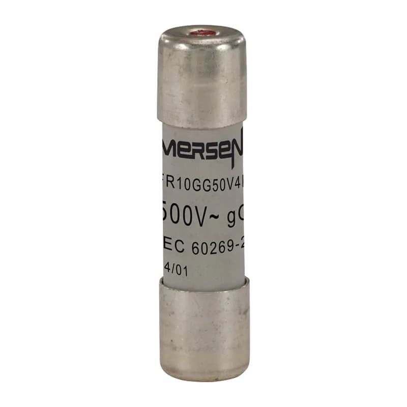 Cylindrical fuse-link gG Size 10x38 IEC 500VAC 4A With Visual Indicator