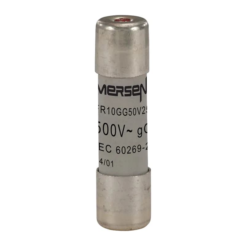 Cylindrical fuse-link gG Size 10x38 IEC 500VAC 25A With Visual Indicator