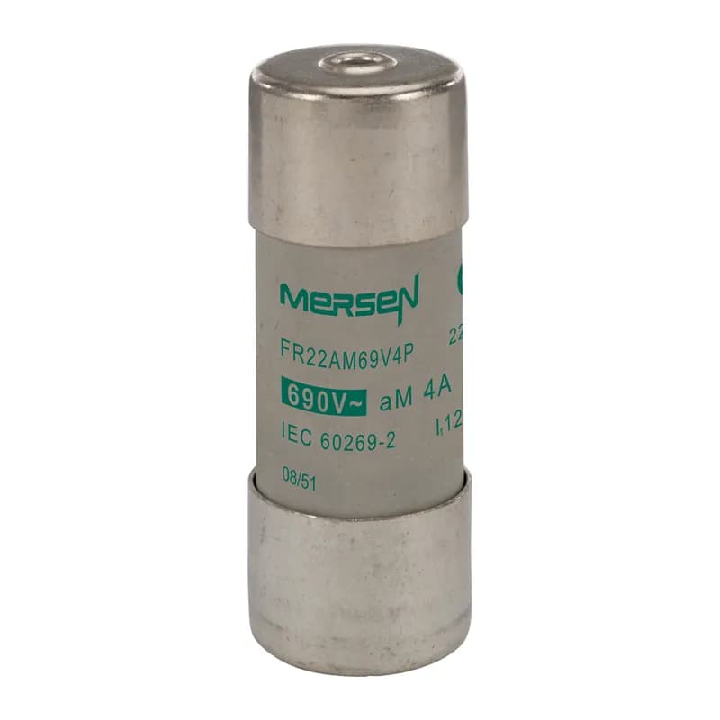 Mersen A217695 - Cylindrical fuse-link aM Size 22x58 IEC 690VAC 4A With Striker