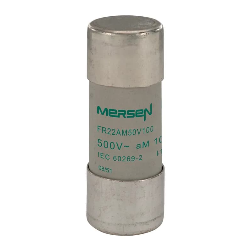 Mersen Y217693 - Cylindrical fuse-link aM Size 22x58 IEC 500VAC 100A