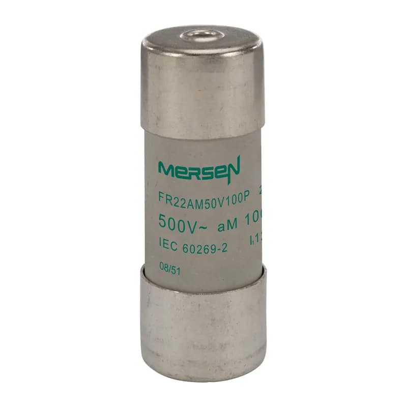 Mersen T222979 - Cylindrical fuse-link aM Size 22x58 IEC 500VAC 100A With Striker
