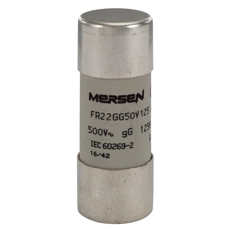 Mersen J219773 - Cylindrical fuse-link gG Size 22x58 IEC 500VAC 125A