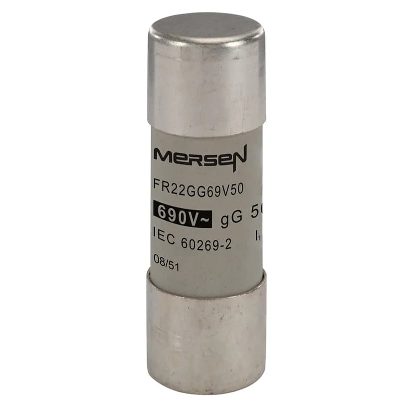 Mersen P214626 - Cylindrical fuse-link gG Size 22x58 IEC 690VAC 50A