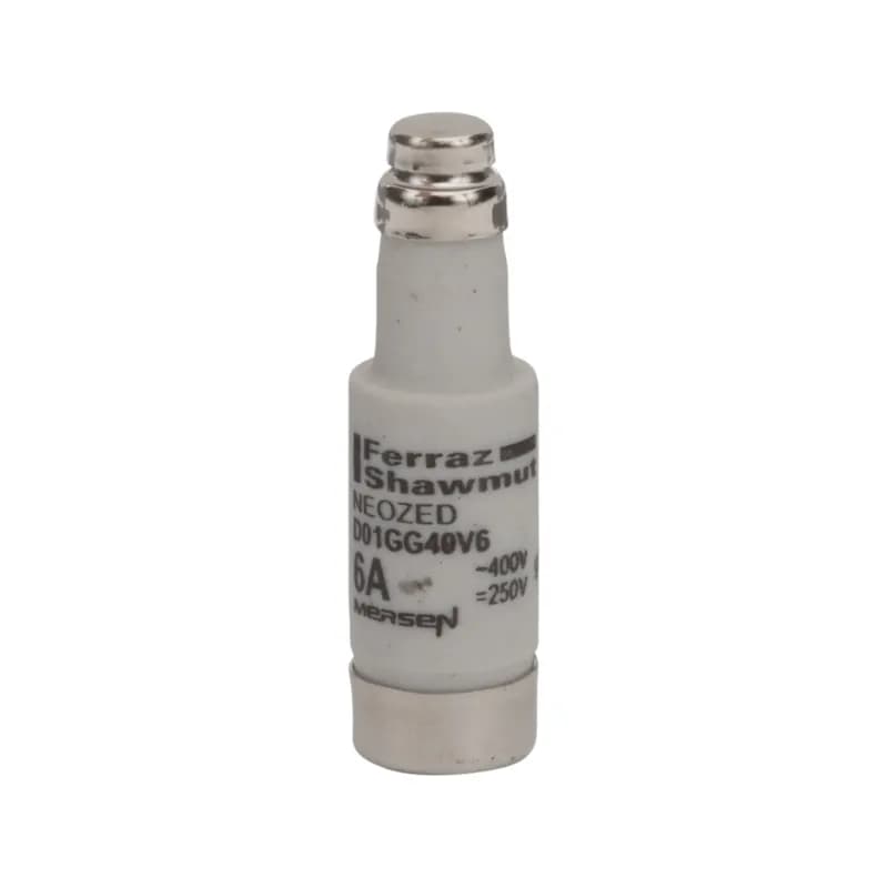 DIN D0 Fuse-link Neozed gG Size D01 400VAC 250VDC 6A Color code Green Packaging quantity 50