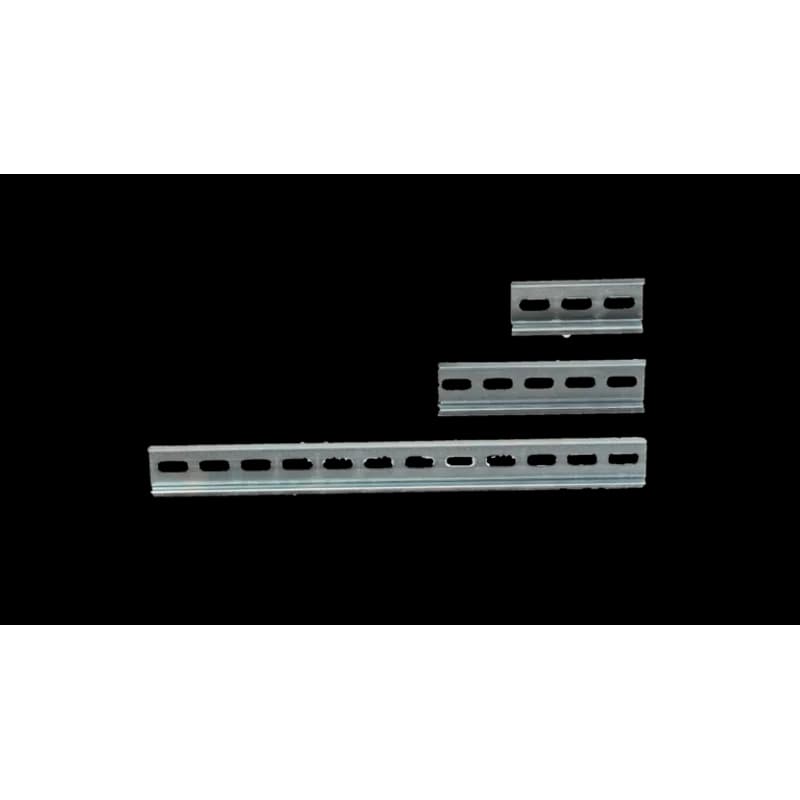 DIN rail is a universal mounting option for electrical and industrial control products such as circuit breakers electrical supplies terminal blocks and more. The rail system is used to stabilize a wide variety of devices and products. Ordering pre-cut DIN rail helps increase productivity and decrease jobsite clutter. On-site Flexibility  Streamline custom cuts DIN rail to any length so it is ready to use when it arrives on the jobsite. Additionally DIN rail can be easily removed if relocation is necessary. Features of Custom DIN Rail from Streamline - All cut DIN rail from Streamline is galvanized steel made to eliminate rusting. Streamline ensures that all custom DIN rail orders are: De-burred Custom Length Any quantity 1-1000+ Quick turnaround (typically 2 weeks or less from receipt of order) This mechanical support structure is a must for all electrical parts solutions big or small. DIN rail allows for mounting hardware easily and quickly. These durable and versatile rails make the perfect solution for all mounting applications. Save space time and money with these cost-effective mounting solutions. Order your custom cut DIN rail today!