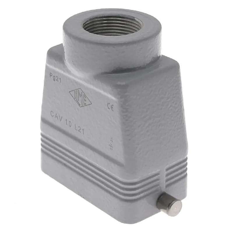 Mencom Corporation CMAV-03L21 - Insulated, Rectangular Hood, size 57.27, 2 Pegs, Top PG21 cable entry, High Construction