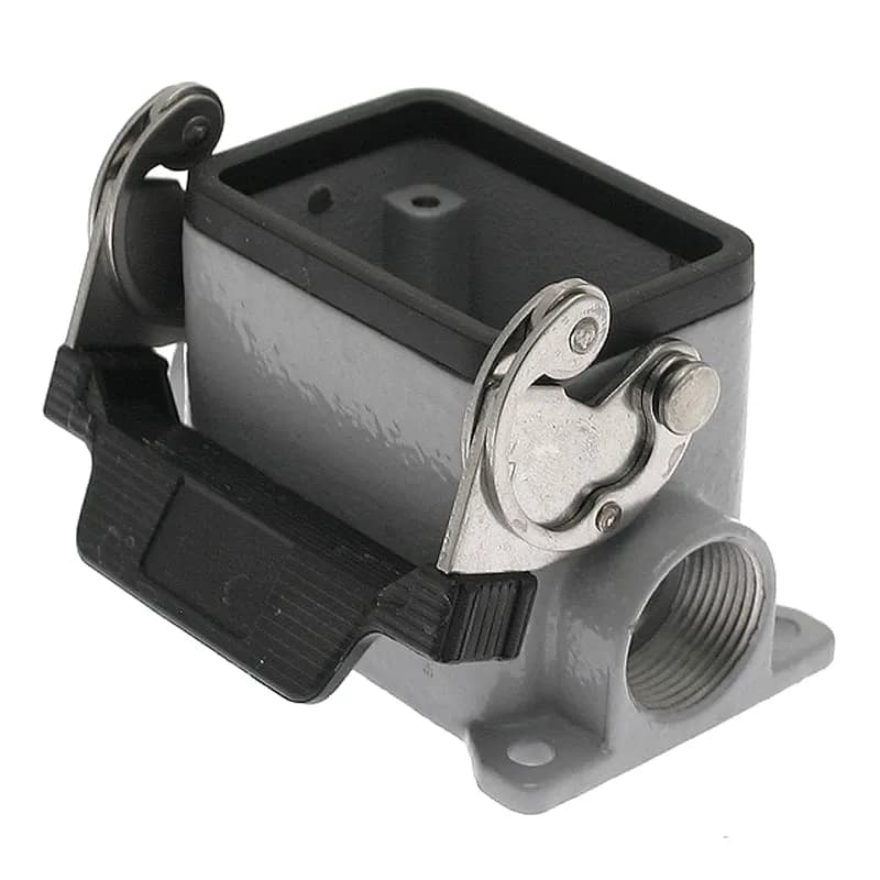 Mencom Corporation CHP-06L - Standard, Rectangular Base, Single Latch, Surface mount, size 44.27, Side PG16 cable entry
