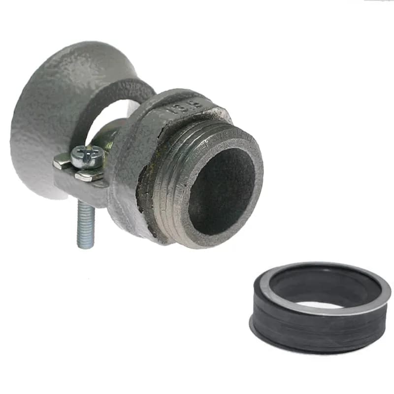 PG21, Nickel Plated Brass, Collar, Cable Gland, 0.551 - 0.827