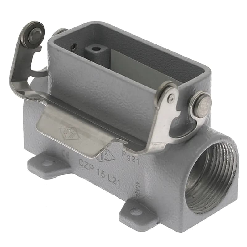 Standard, Rectangular Base, IL-BRID Single Latch, Surface mount, size 49.16, Side PG21 cable entry