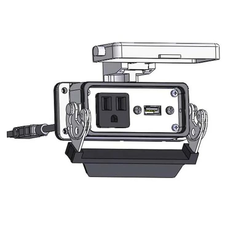 Panel Interface Connector with Simplex outlet, USB-06, in a 16LS housing