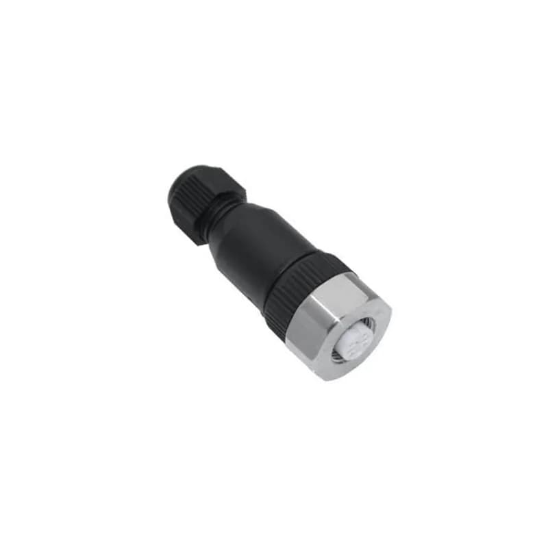 Mencom Corporation FFDC-4FP-FW07-SS - Foundation Fieldbus, Field Wireable, 4 Pole, M12 Female Straight, 4A, Stainless Steel, 3-6.5mm