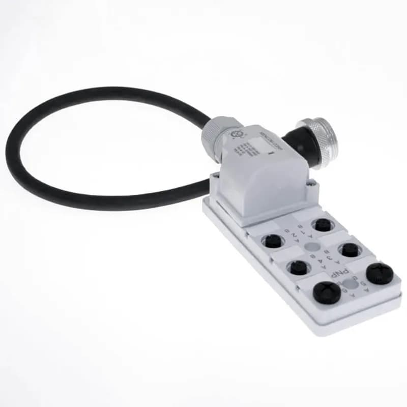 JDC Junction Blocks, 3 Pin, 6 Port, PNP, MIN Size II 0.3 Meters Home Run Connector