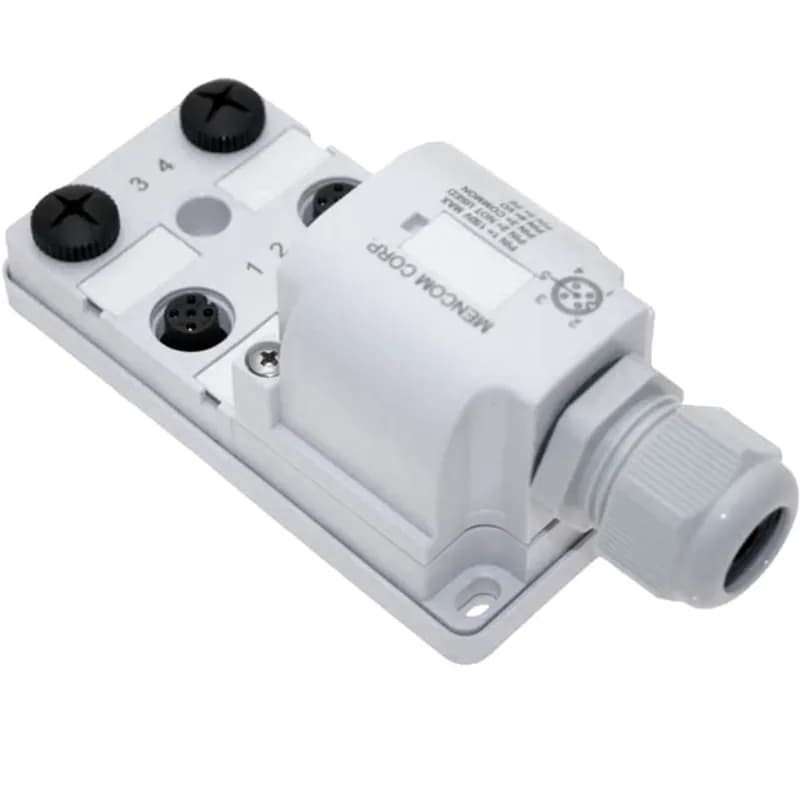 JDC Junction Blocks, 4 Pin, 4 Port, NPN, Field Wireable Home Run Connector