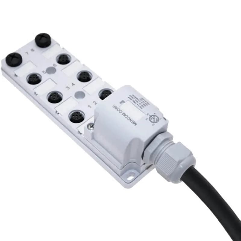 JDC Junction Blocks, 4 Pin, 8 Port, No Led, 5 Meters of Home Run Cable