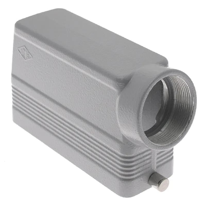 Standard, Rectangular Hood, size 104.27, 2 Pegs, Side M40 cable entry, High Construction