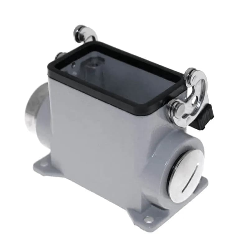 Mencom Corporation MAP-10L32 - Standard, Rectangular Base, Single Latch, Surface mount, size 57.27, Side M32 cable entry