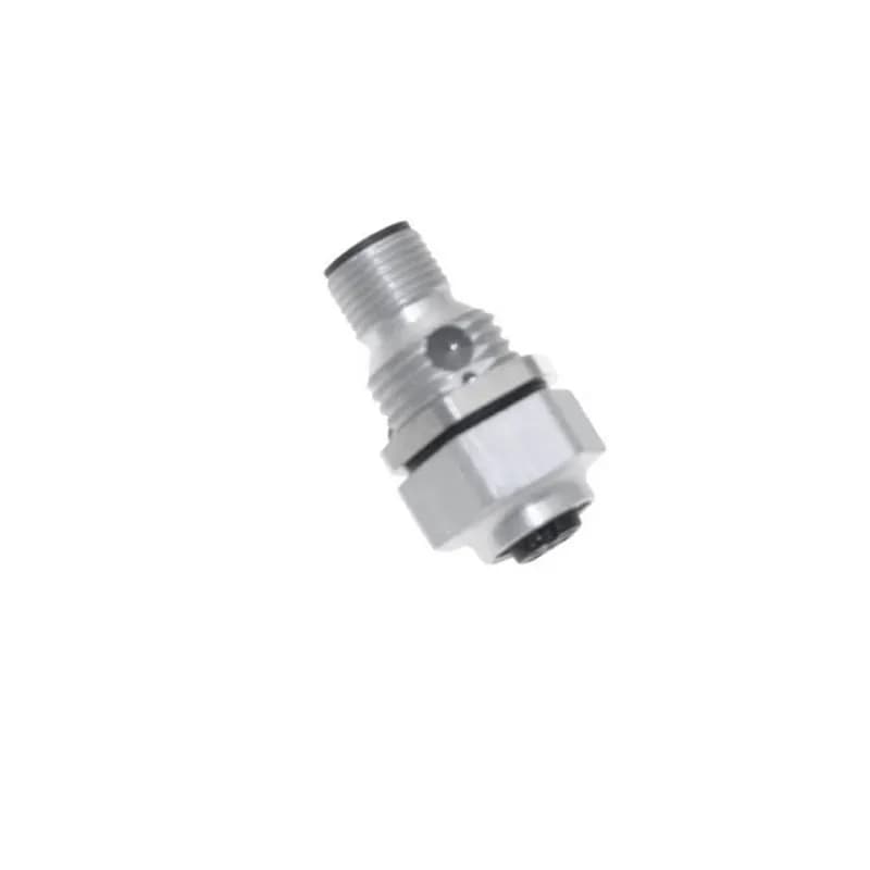 MDC, Receptacle, 8 Pole, Male Straight / Female Straight Thru-mount, 2A, M16, Aluminum Clear Anodized