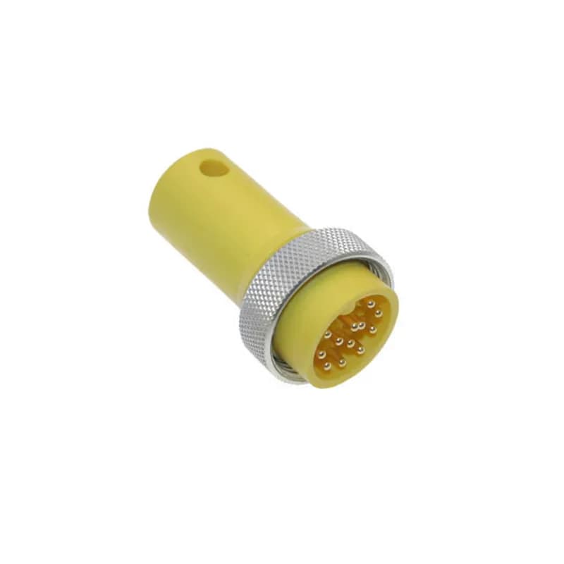 MIN Size III, Dummy plug, 12 Pole, Male Straight, 4A