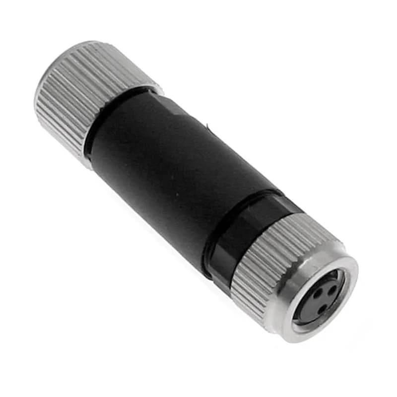NAN, Field Wireable, 3 Pole, Female Straight, Screw Terminals, 3-5mm, Nickel Plated Brass