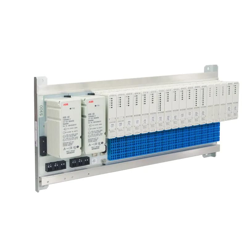 ABB - Process Automation S900 - The remote S900 I/O system can be installed directly in zone 1 and zone 2 hazardous areas.