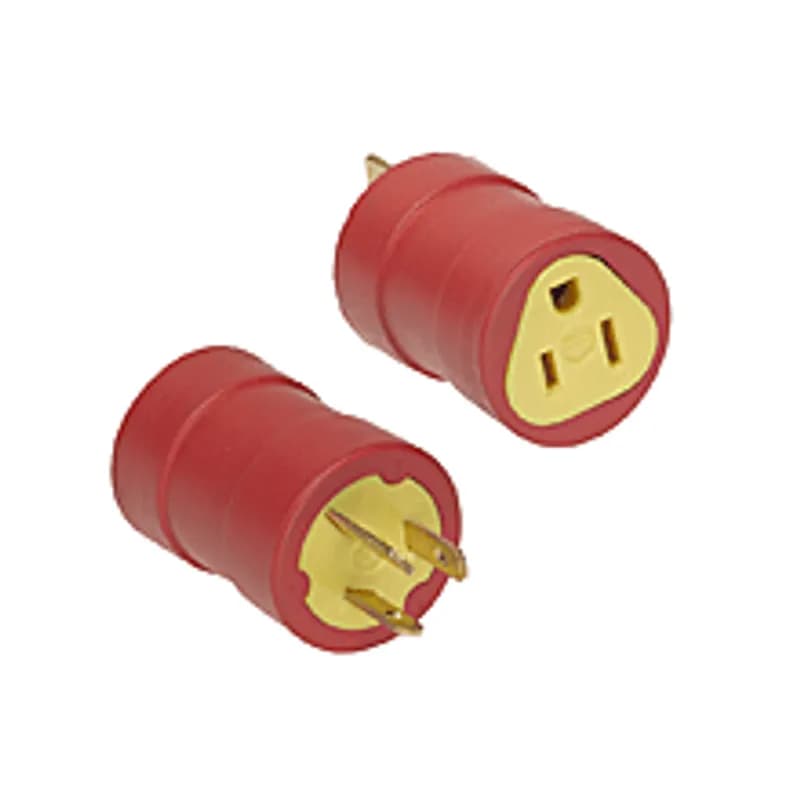 Woodhead 00380 - Safeway® Adapter NEMA 5-15 Receptacle - Female End 15A/125V, NEMA 5-15 Plug - Male End, 15A/125V