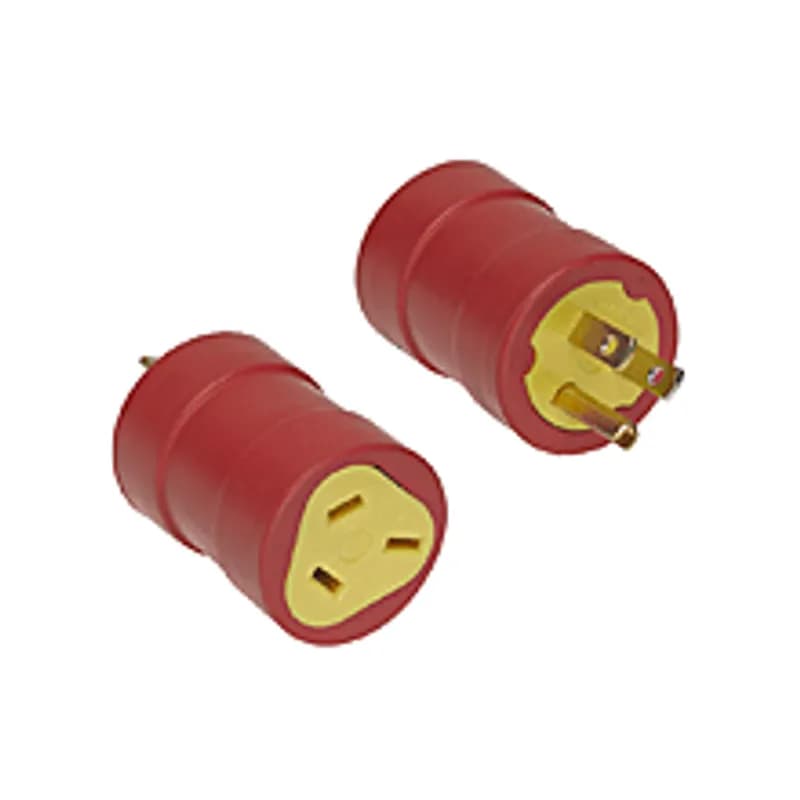 Safeway® Adapter Non-NEMA Receptacle - Female End 15A/125V Flat Blade, Non-NEMA 5-15 Plug - Male End, 15A/125V