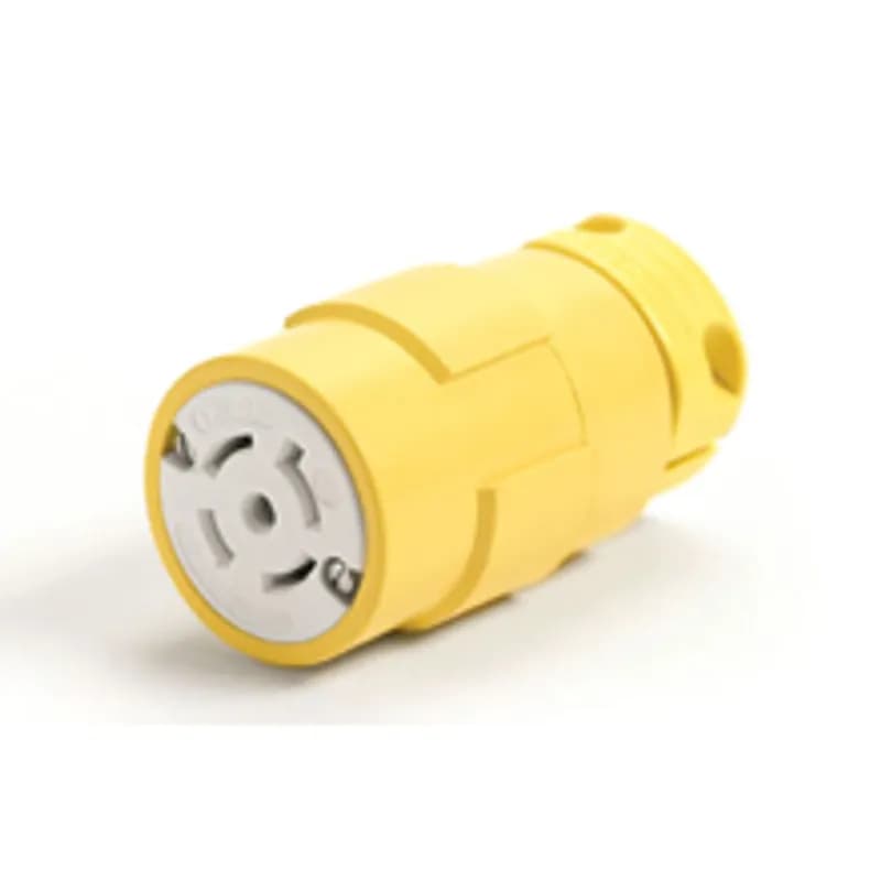 Super-Safeway® Connector with Locking Blade, 4 Pole/5 Wire, NEMA L21-30, 3ø 208V
