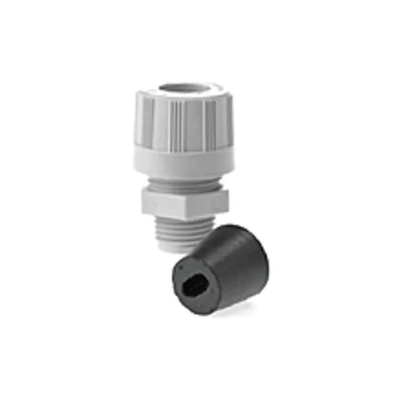MAX-LOC® Strain Relief Cord-Sealing Grip for UF Cable, 1/2" NPT, Straight Male with O-Ring, Cable Diameter 5.54-16.26mm (.218-.640")