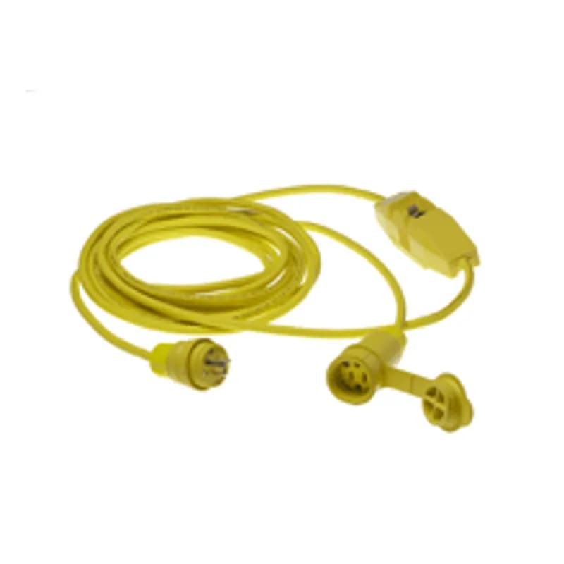 Watertite® Cordset 14 Gauge SJOW, 2 Pole/3 Wire, Cordset Length 7.62m (25.0' ), NEMA 5-15, 125V, Inline GFCI
