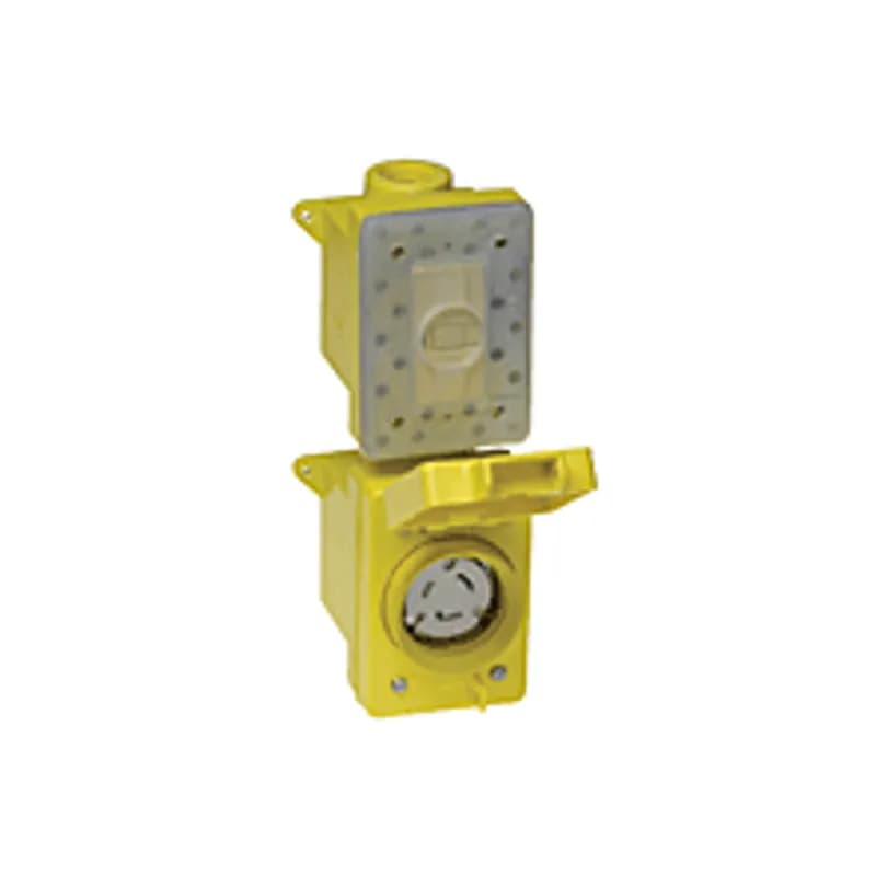 Watertite® Duplex GFCI Receptacle, 2 Pole/3 Wire, NEMA L5-20, 125V