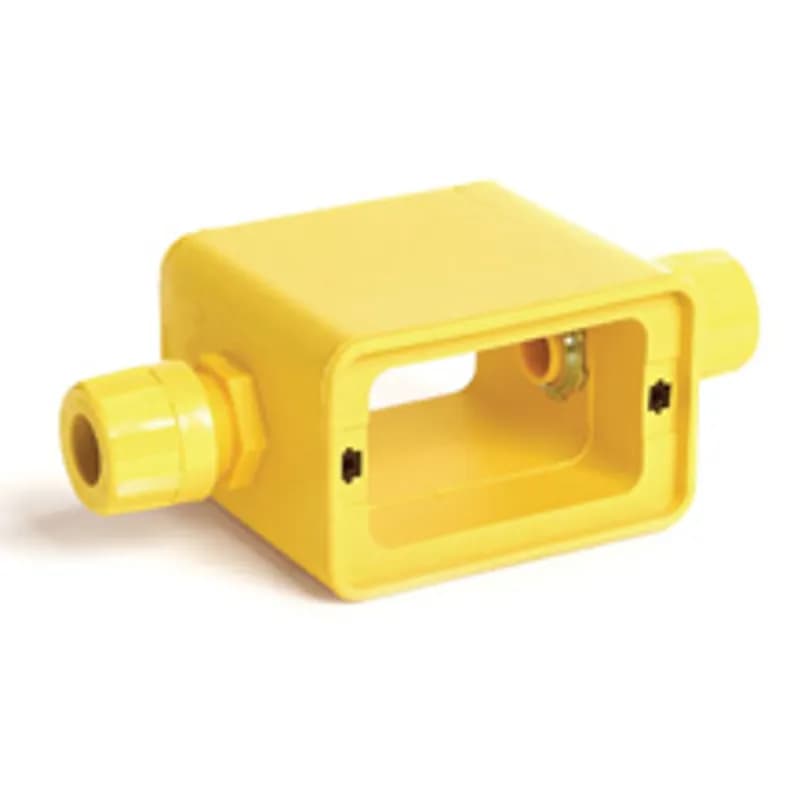 Super-Safeway® Multiple Outlet Box, Extended Depth, 2-Sided, Feed-Thru, (2) F4 (1") Cord Grip Body, Box only