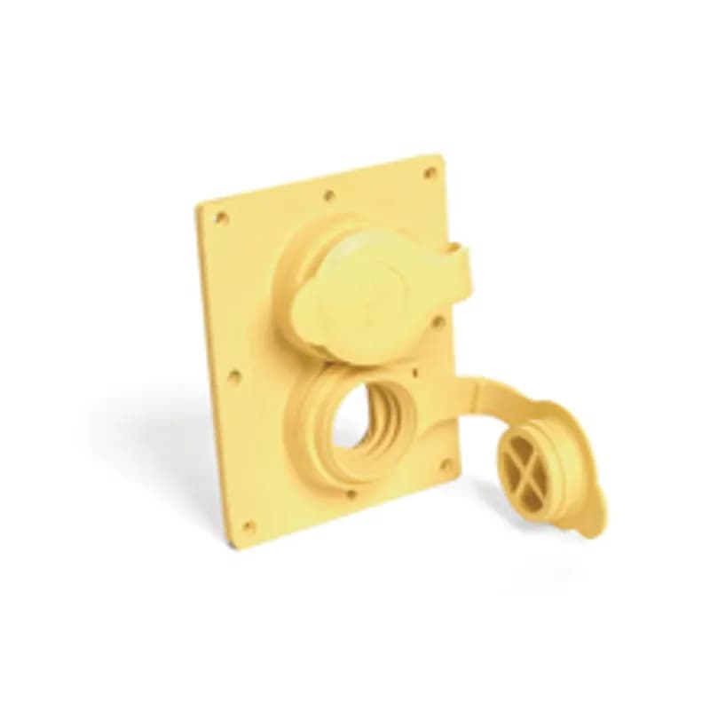 Woodhead 3266 - Watertite® Multiple Outlet Coverplate, (2) Single Receptacles, NEMA 5-15 15/20A