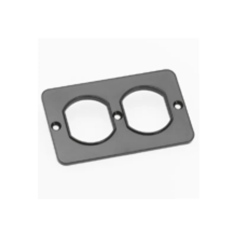Super-Safeway® Multiple Outlet Coverplate, Duplex, Black