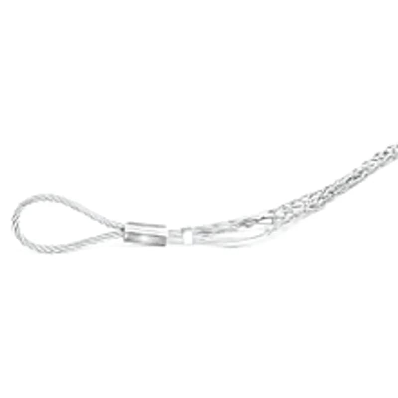 Woodhead 36101 - Heavy Duty Wire Mesh Slack Grip Cable, Closed Mesh, Double Weave, Offset Eye, Medium Mesh Length 0.33m (13.00") Approximate Break Strength 1,360.78kg (3,000 lbs)