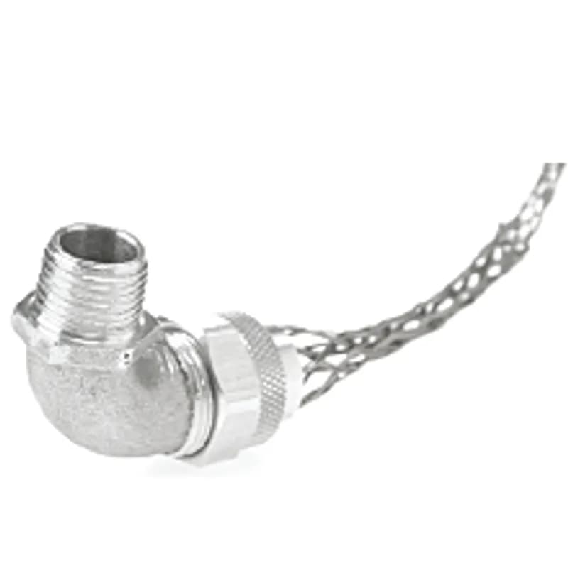 Woodhead 36500 - Deluxe Cord Grips Strain Relief, 2" NPT, 90° Angle Male, Cable Diameter 44.45-47.50mm (1.750-1.870")