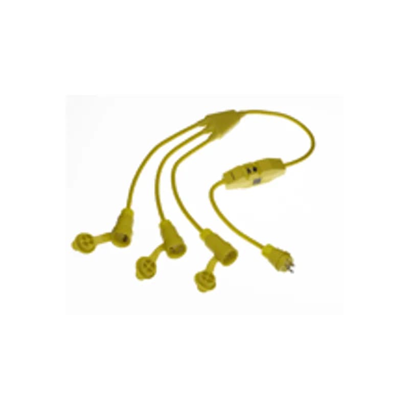 Watertite® Inline GFCI Molded W Cordset, 2 Pole/3 Wire, Cordset Length 0.91m (3.0' ), NEMA 5-15, 125V