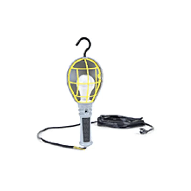 Woodhead WT3C-20 - Pro-Yellow® Nylon 100W Hand Lamp with Switch, Molded Grips and Hide Away Guard, Cord Type 18/3 SJTW, Cord Length 6.10m (20.0' )