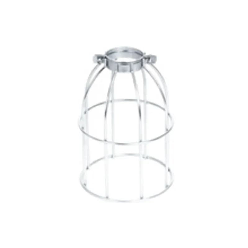 Woodhead 372 - Incandescant Stringlight Construction Guard 1-3/4 Neck Zinc Plated, Short, Narrow Profile