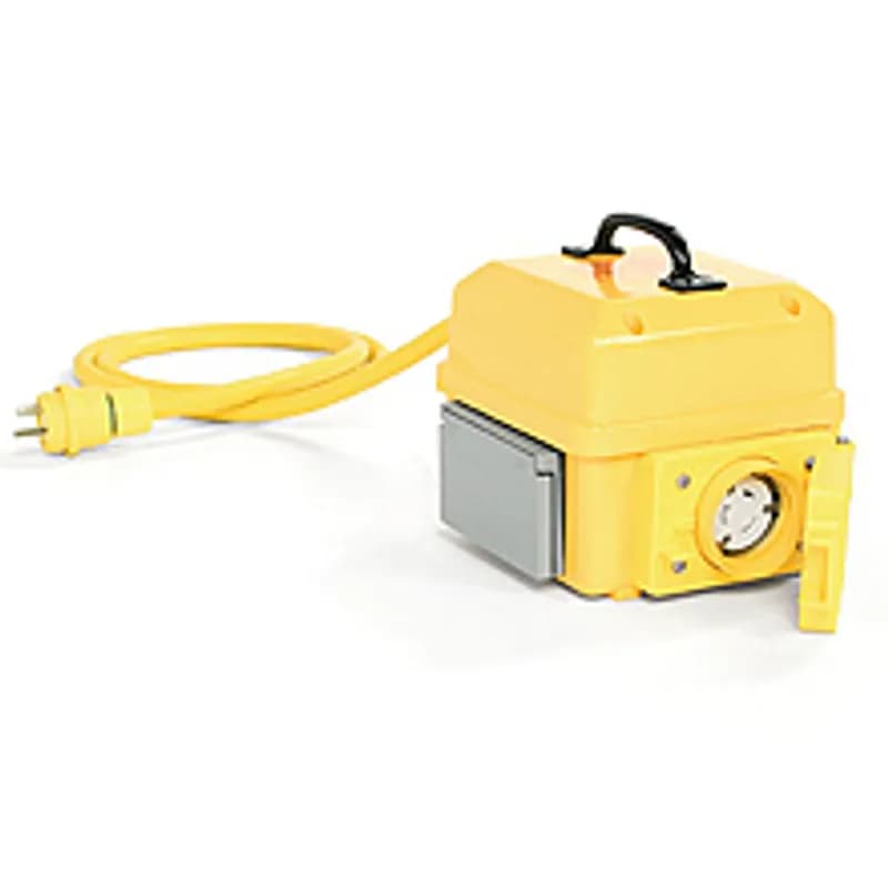 Watertite® GFCI Multiple Outlet Box with Open Neutral Relay, (6) NEMA 5-15 Outlets with Flip Lids, 1.83m (6.0' ) Cord Length, NEMA 5-15 Plug