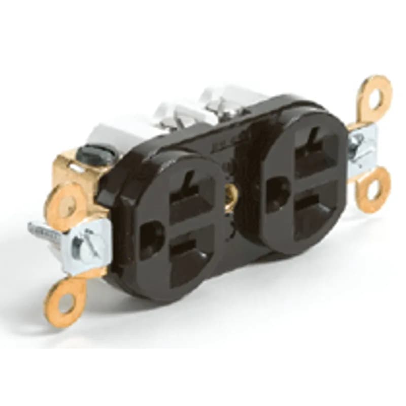 Safeway® Duplex Spec-Grade, Extra Hard Outdoor Receptacle, 2 Pole/3 Wire, NEMA 5-20, 125V, Blue