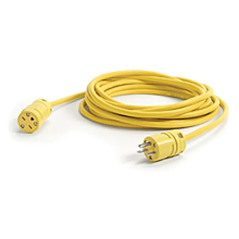 Super-Safeway® Cordset 14 Gauge SOOW, 2 Pole/3 Wire, Cordset Length 7.62m (25.0' ), NEMA 6-15, 250V