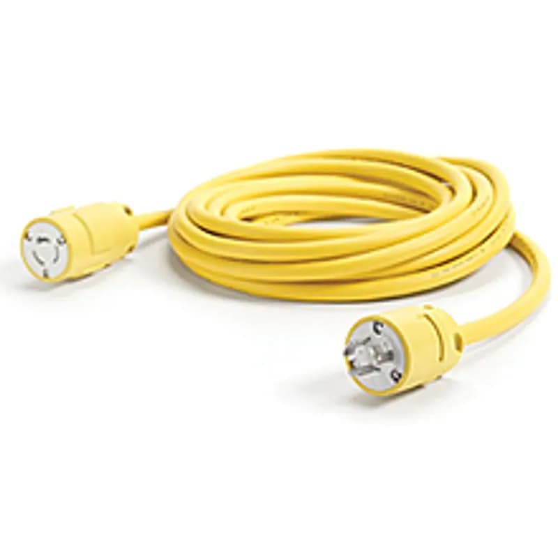 Super-Safeway® Cordset 14 Gauge SOOW, 2 Pole/3 Wire, Cordset Length 7.62m (25.0' ), NEMA L6-20, 250V