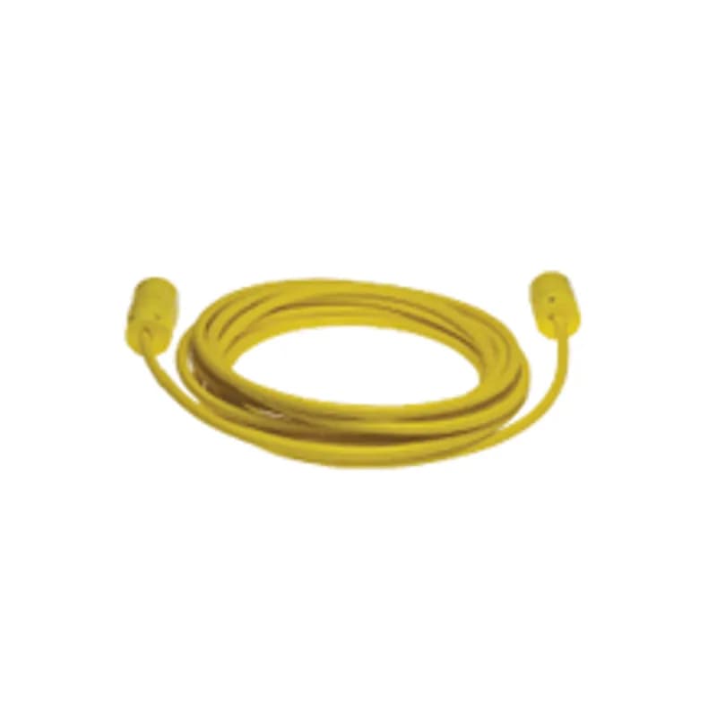 Super-Safeway® Cordset 16 Gauge SOOW with Lock Blade, 3 Pole/3 Wire, Cordset Length 7.62m (25.0' ), Non-NEMA 15A/125V, 10A/250V